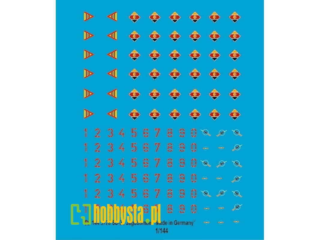 Lettering For 6 Su 22 Jagdbomber Of The Nva Of The Jbg 77 - image 1