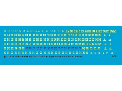 Baor Tactical Markings For British Tanks Around 1985 - image 1