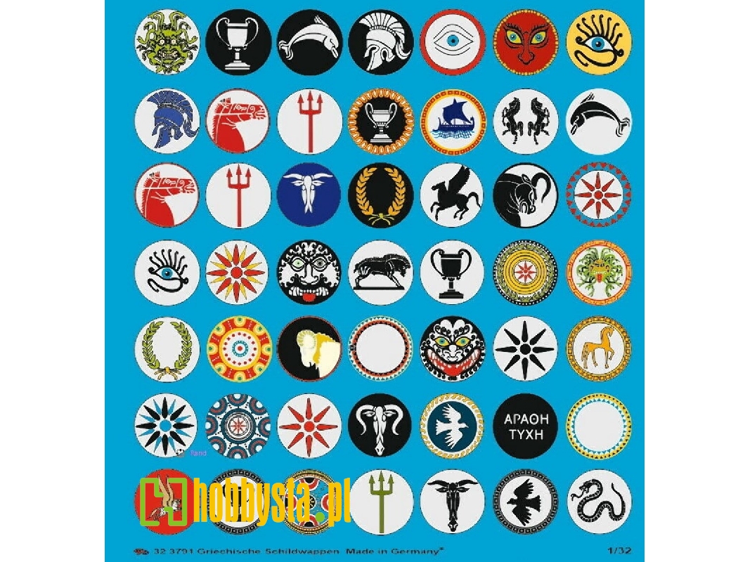 Grecce Heraldic Shields - image 1