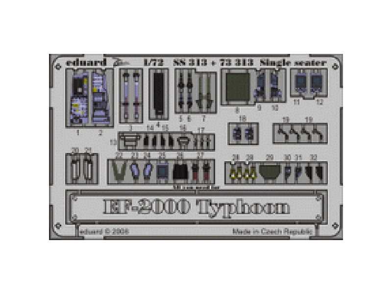 EF-2000 Typhoon Single Seater S. A. 1/72 - Revell - image 1