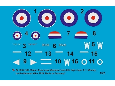 Sopwith Camel Raf Capt. At. Whealy, No 203 Sqn, Western Front, May 1918, Izel-les-hameau - image 1