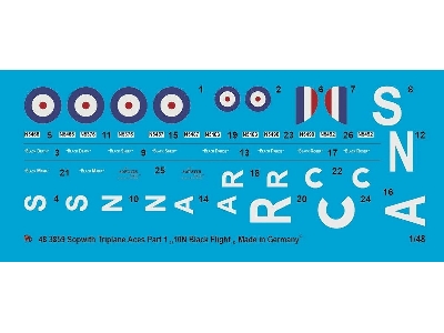 Sopwith Triplane Aces Part 1 - 10n Black Flight - Black Maria, Black Prince, Black Roger, Black Death, Black Sheep - image 1