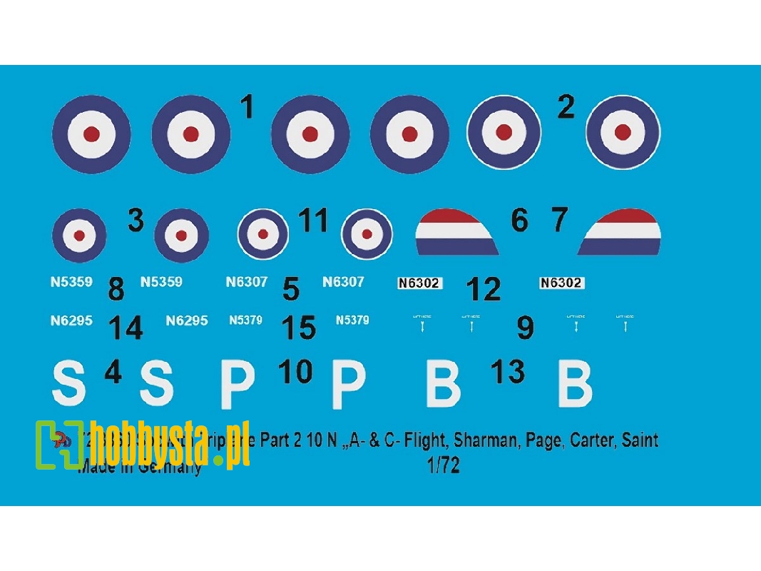 Sopwith Triplane Aces Part 2 - 10n A And C Flight - Sharman, Page, Carter, Saint - image 1