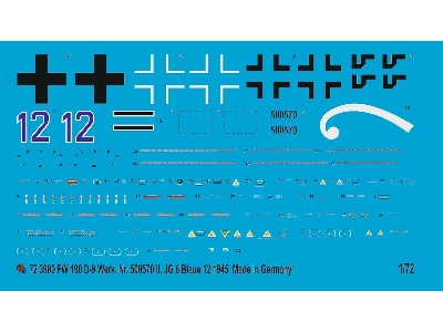 Fw 190 D-9 Blue 12 Werk. Nr 500570 Ii. Jg 6 1945 - image 1