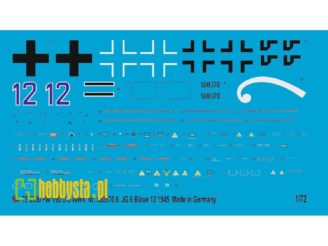 Fw 190 D-9 Blue 12 Werk. Nr 500570 Ii. Jg 6 1945 - image 1