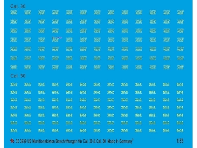 Us Ammo Crate Markings Cal. 30 And Cal. 50 - image 1