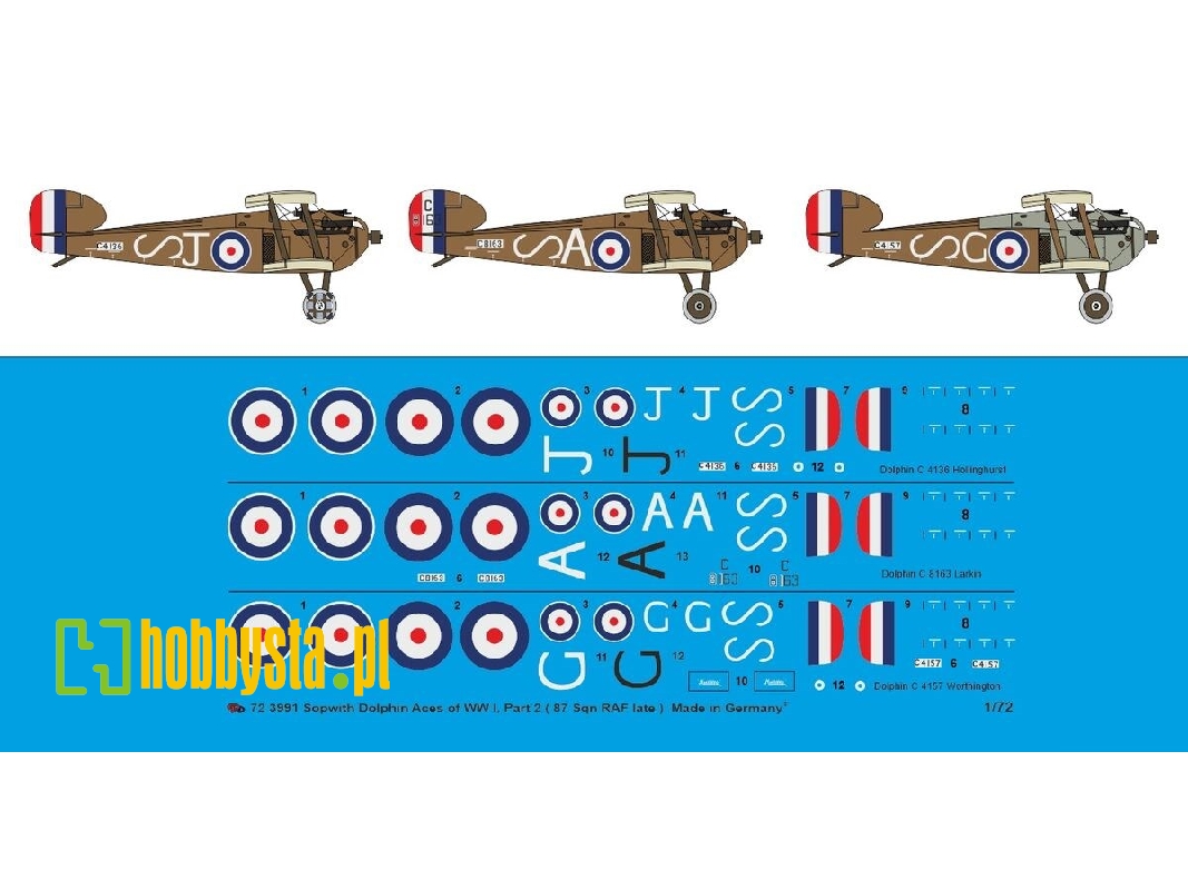 Sopwith Dolphin Aces Of Ww I, Part 2 (87 Sqn Raf Late) - image 1