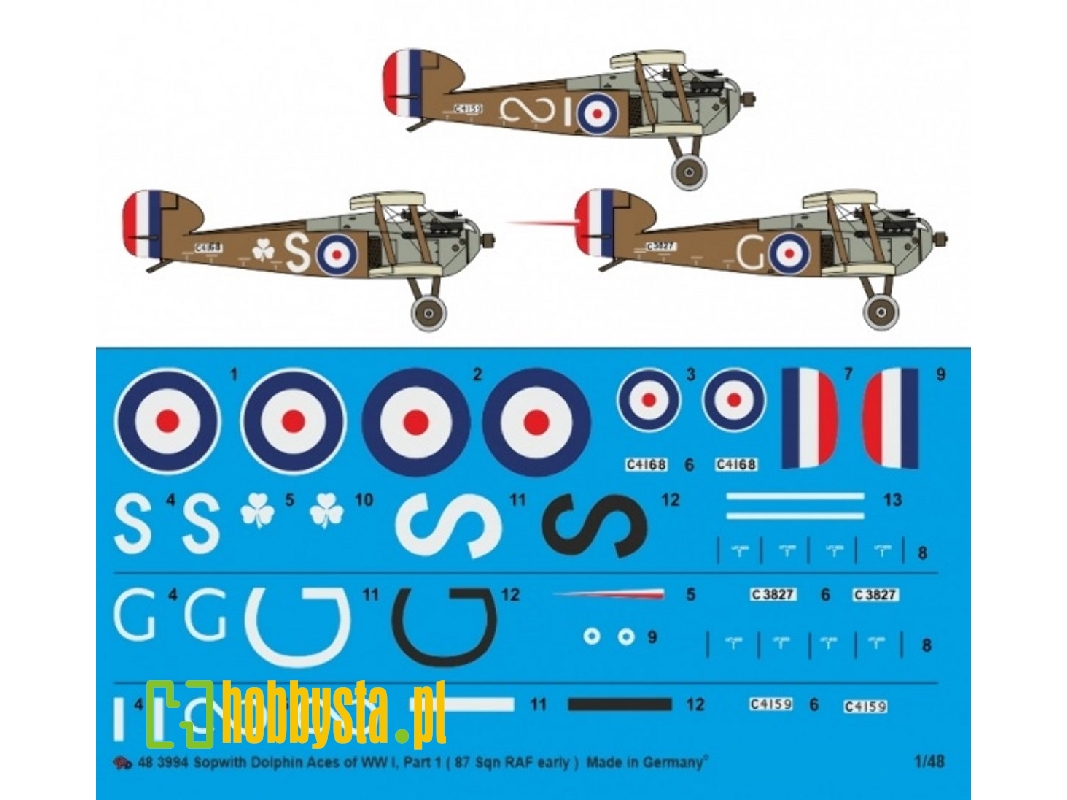 Sopwith Dolphin Aces Of Ww I, Part 1 (87 Sqn Raf Early) - image 1
