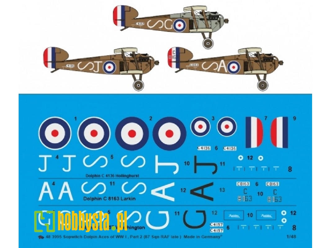 Sopwith Dolphin Aces Of Ww I, Part 2 (87 Sqn Raf Late) - image 1