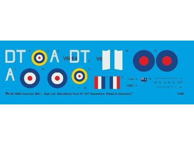 Hurricane Mk I V6864 Sqn Ldr. Stanford Tuck No. 257 Sqn, Autumn 1940 - image 1
