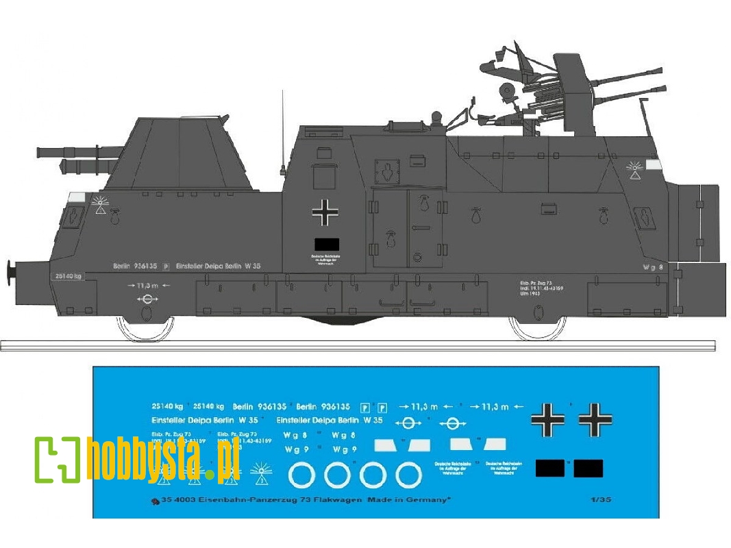 Railroad Armored Train 73 Flakwagen - image 1