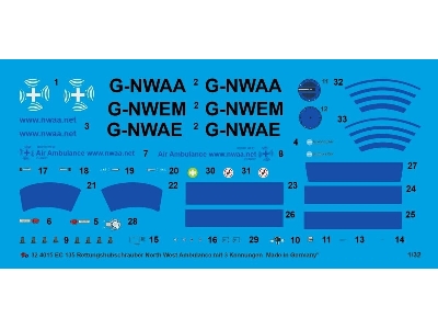 Ec 135 North West Ambulance, Uk With 3 Numbers - image 1