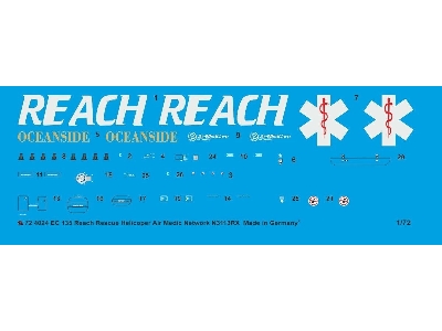 Ec 135 Reach Rescue Helicopter Air Medic Network N313rx - image 1