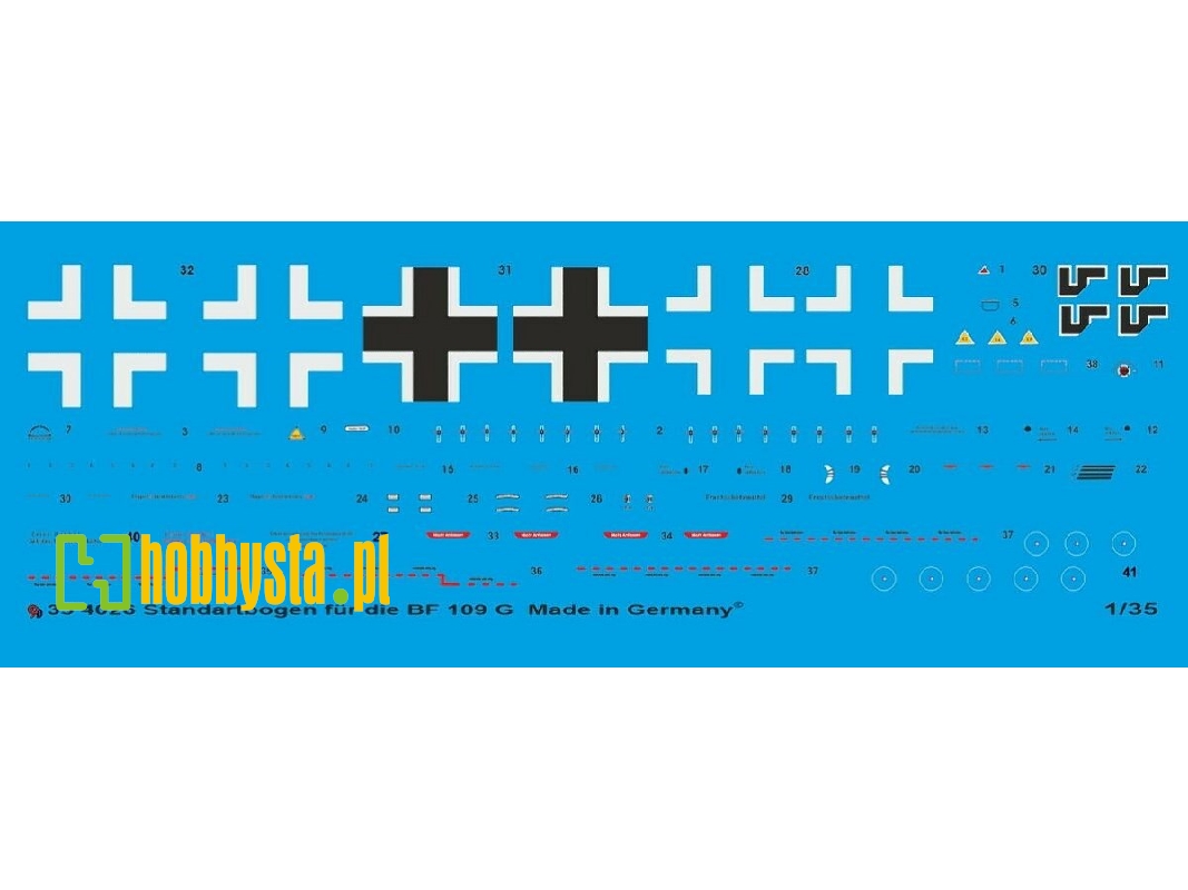 Basic Markings For Bf 109 G - image 1