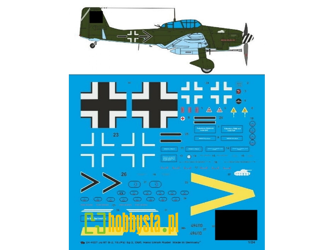 Ju 87 G-2, 10.(Pz) Sg2, Oblt. Hans Ulrich Rudel - image 1