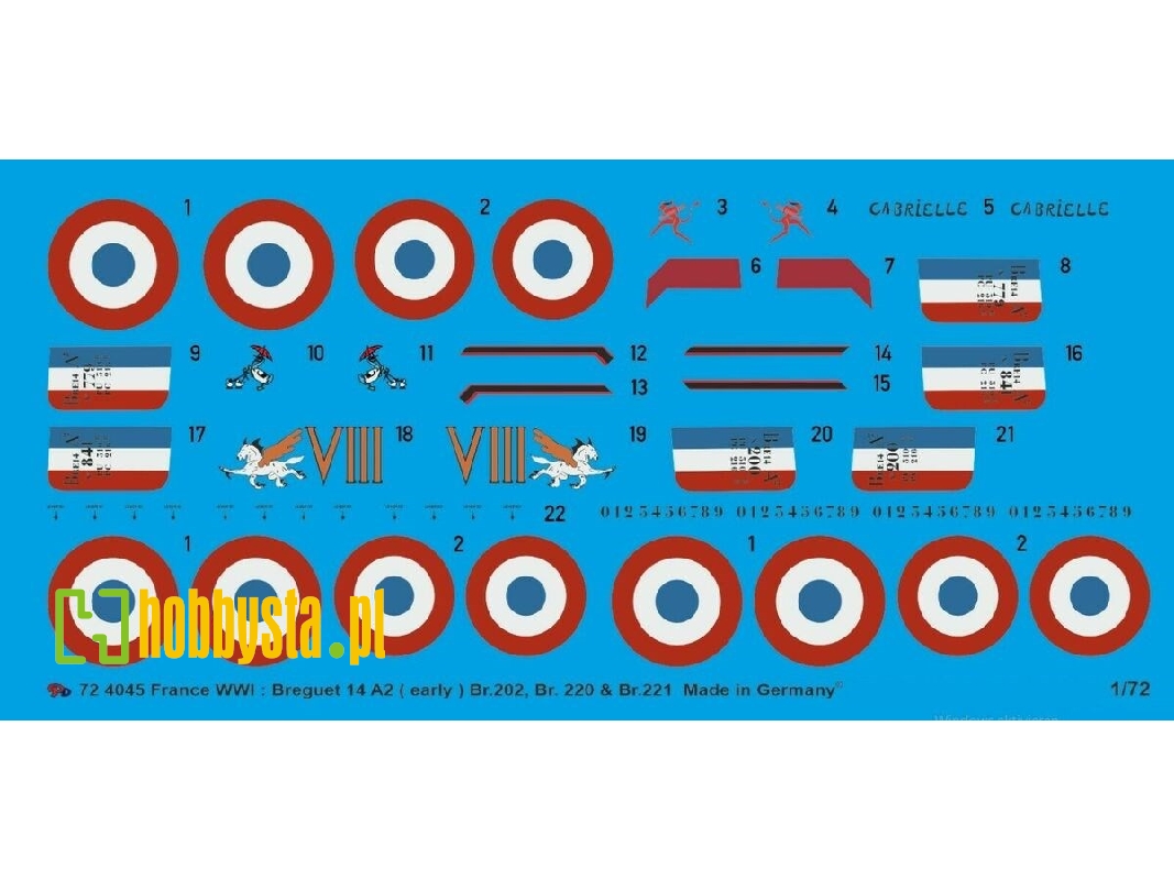 France Ww I: Breguet 14 A2 (Early) Br.202, Br.220 And Br.221 - image 1
