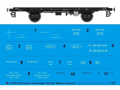 Reichsbahn Flat Car Xf(Lm)90 - image 1