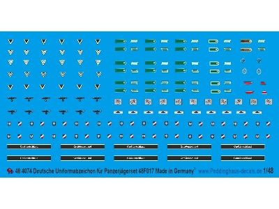 Tank Destroyer Uniform Insignia Set For 48f017 - image 1