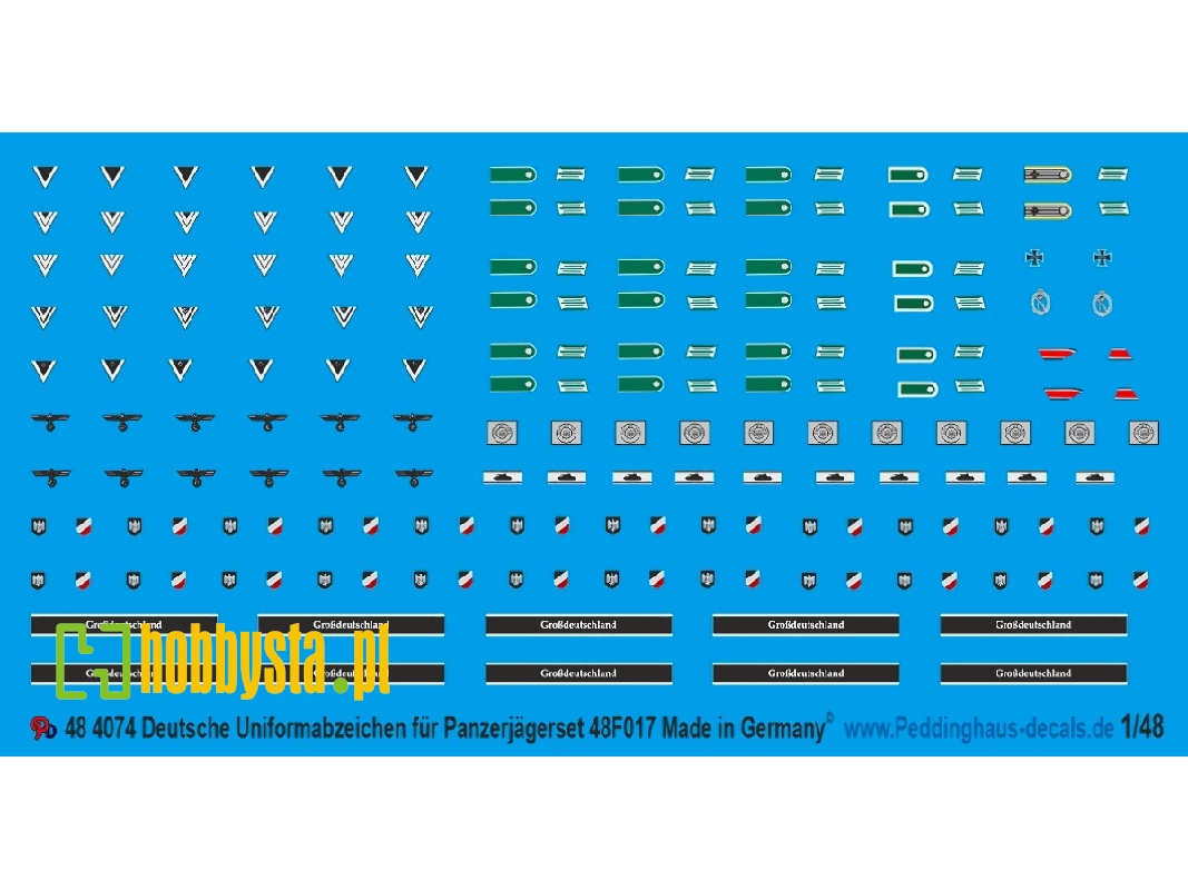 Tank Destroyer Uniform Insignia Set For 48f017 - image 1
