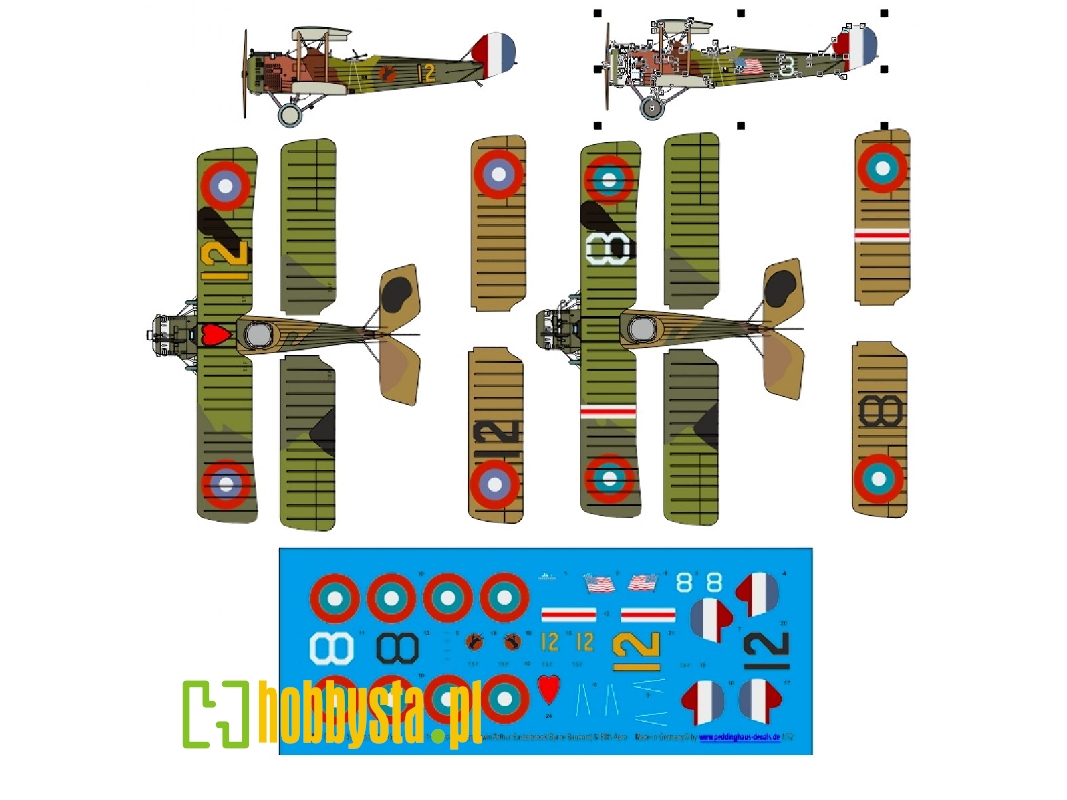 Salmson 2a2 Usas - Part 1: 1st Aero (William Erwin/Arthur Easterbrook/Byrne Baucom) & 88th Aero - image 1