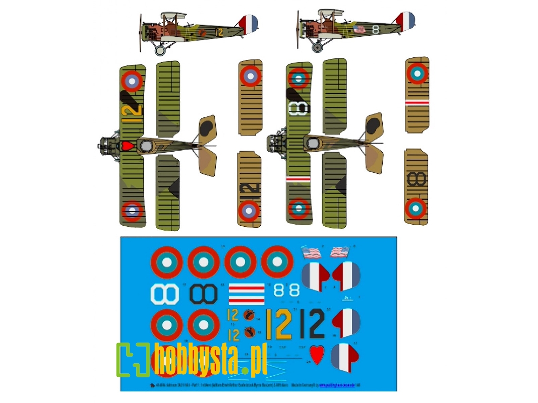 Salmson 2a2 Usas - Part 1: 1st Aero (William Erwin/Arthur Easterbrook/Byrne Baucom) & 88th Aero - image 1