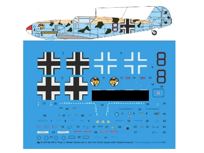 Bf 109 E-7 Trop Lt. Werner Schröer 19.07.1941, Ain El. Gazala, Afrika Jg 27 - image 1