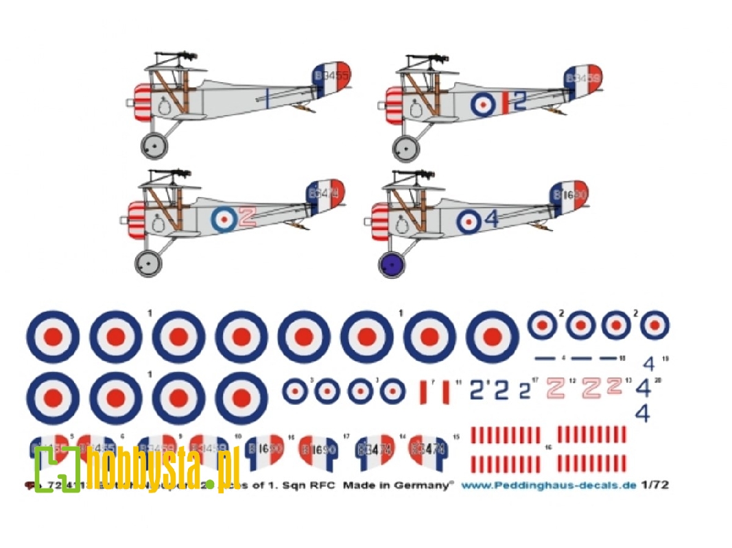 British Nieuport 23 Aces Of 1st Sqn Rfc - image 1