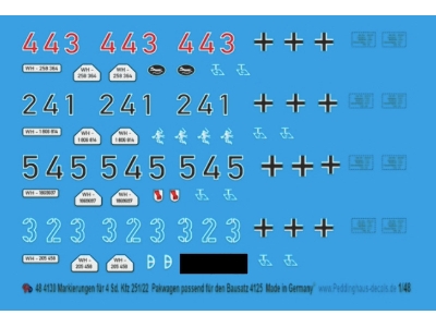 Captions For 4 Hrs. Vehicle 251/22 Suitable For 4125 - image 1