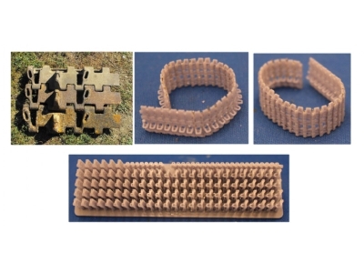 Ostkette For Panzer Iii And Panzer Iv Versions Workable, Early Version With Guide Tooth Hole - image 1