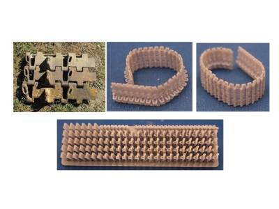 Ostkette For Panzer Iii And Panzer Iv Versions - Workable Early Version With Guide Tooth Hole - image 1