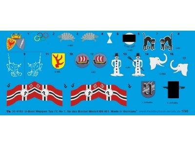 U-boot Wappen Type 7c - For Border Kit Bs-001 - image 1