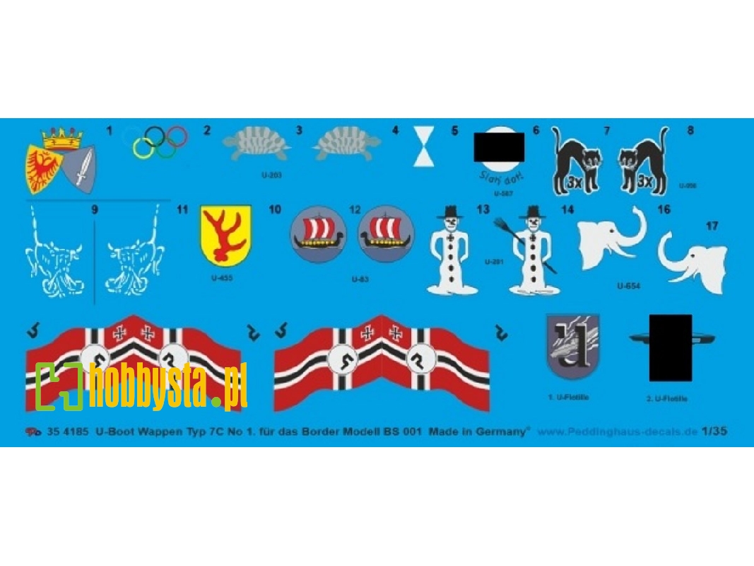 U-boot Wappen Type 7c - For Border Kit Bs-001 - image 1