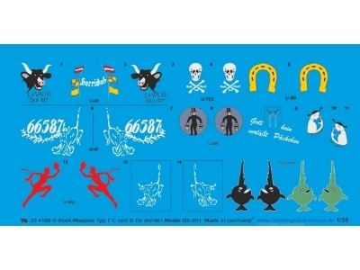 U-boot Wappen Type 7b And C - For Border Kit Bs-001 - image 1