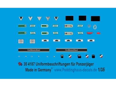 Uniform Insignia For German Tank Hunters - image 1