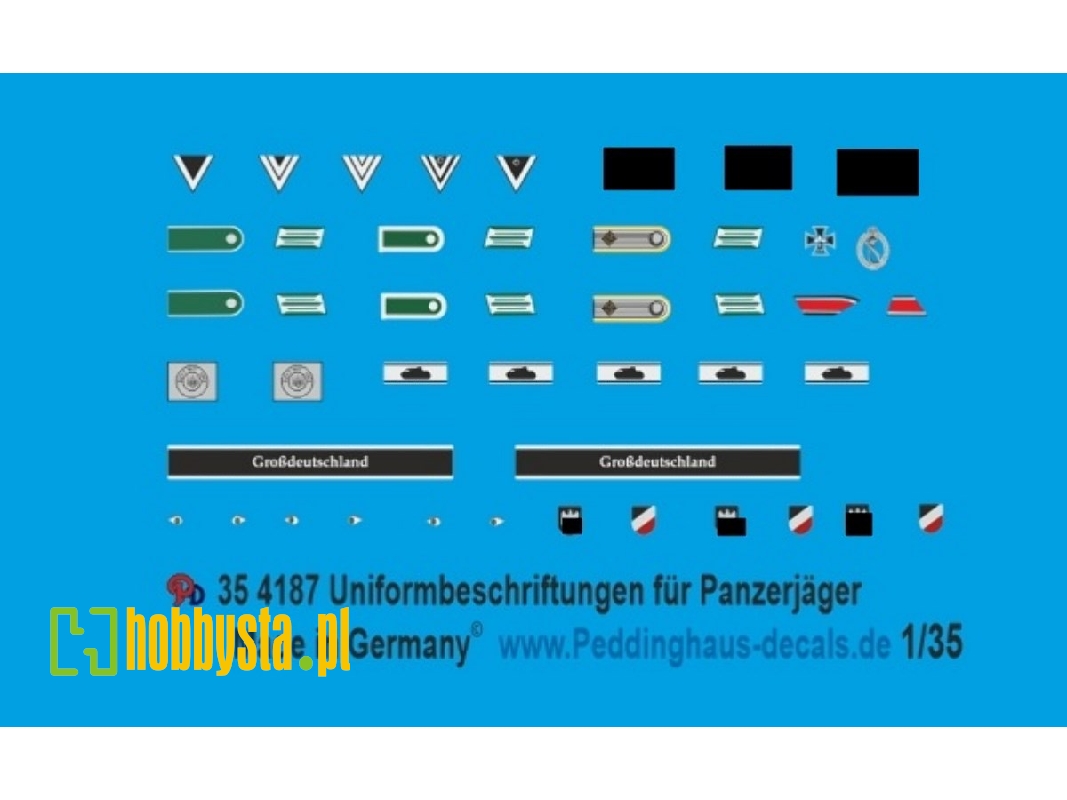 Uniform Insignia For German Tank Hunters - image 1