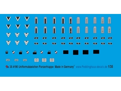 Uniform Insignia For Panzertruppe - image 1