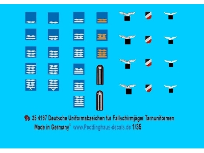 Uniform Insignia Camouflage Uniforms Of Fallschirmjager In Winter Dress - image 1