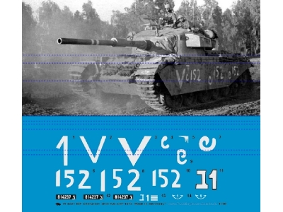 Idf Centurion Shot Kal Alef 1973 (Yom Kippur War) - image 1