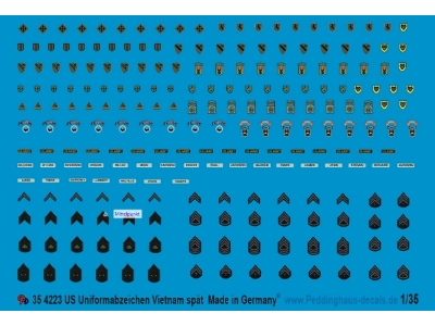 Usa Uniform Insignia Vietnam War (Late) - image 1
