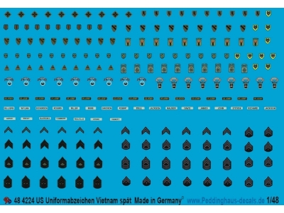 Usa Uniform Insignia Vietnam War (Late) - image 1
