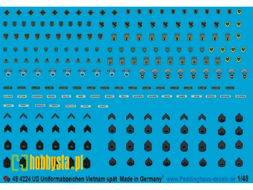 Usa Uniform Insignia Vietnam War (Late) - image 1