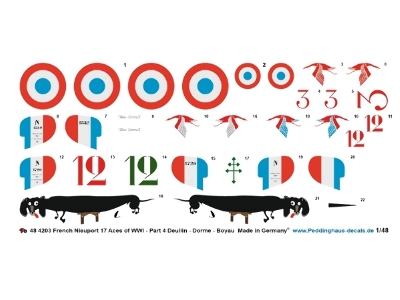 French Nieuport 17 Aces Of Wwi - Part 4 (Deullin - Drome - Boyau) - image 1