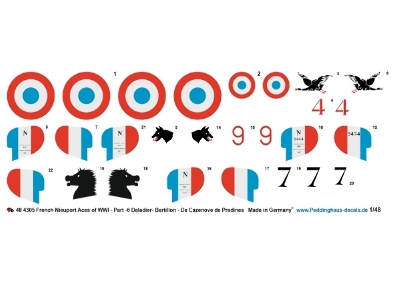 French Nieuport 17 Aces Of Wwi - Part 6  (Daladier - Bretillon - De Cazenove De Pradines) - image 1