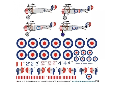British Nieuport 23 Aces Of 1. Sqn Rfc - image 1