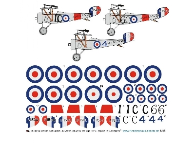 British Nieuport 23 Aces Of 29 And 40 Sqn Rfc - image 1