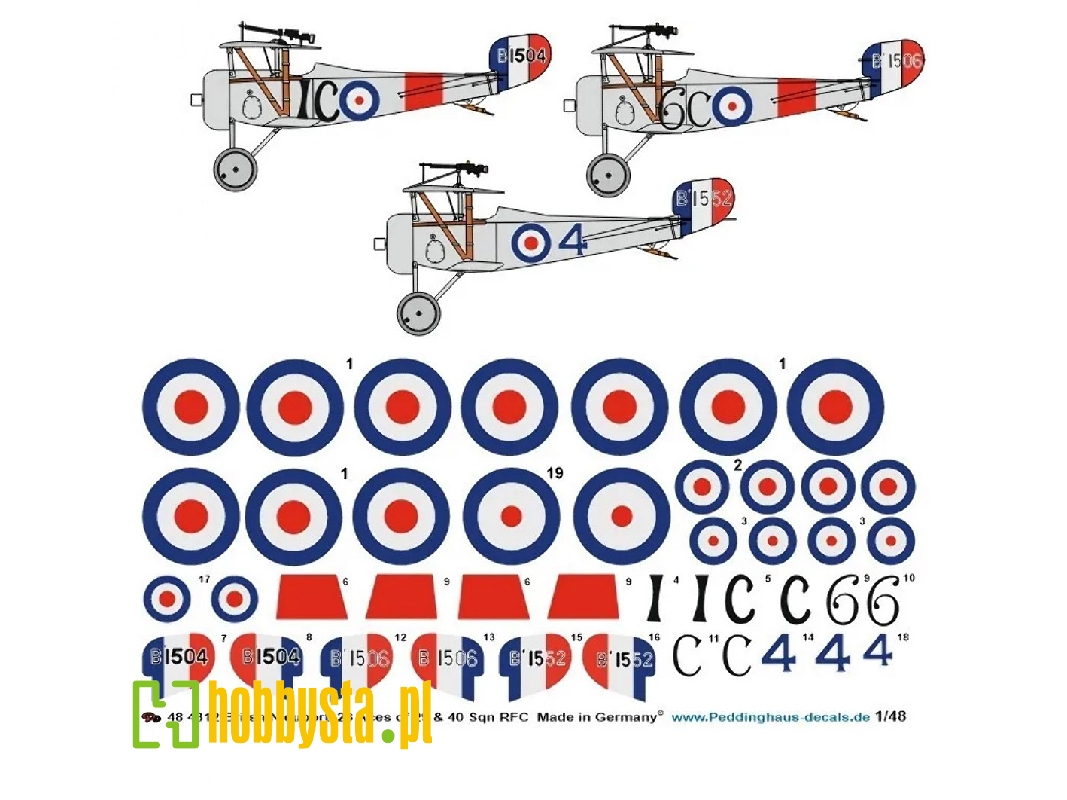 British Nieuport 23 Aces Of 29 And 40 Sqn Rfc - image 1