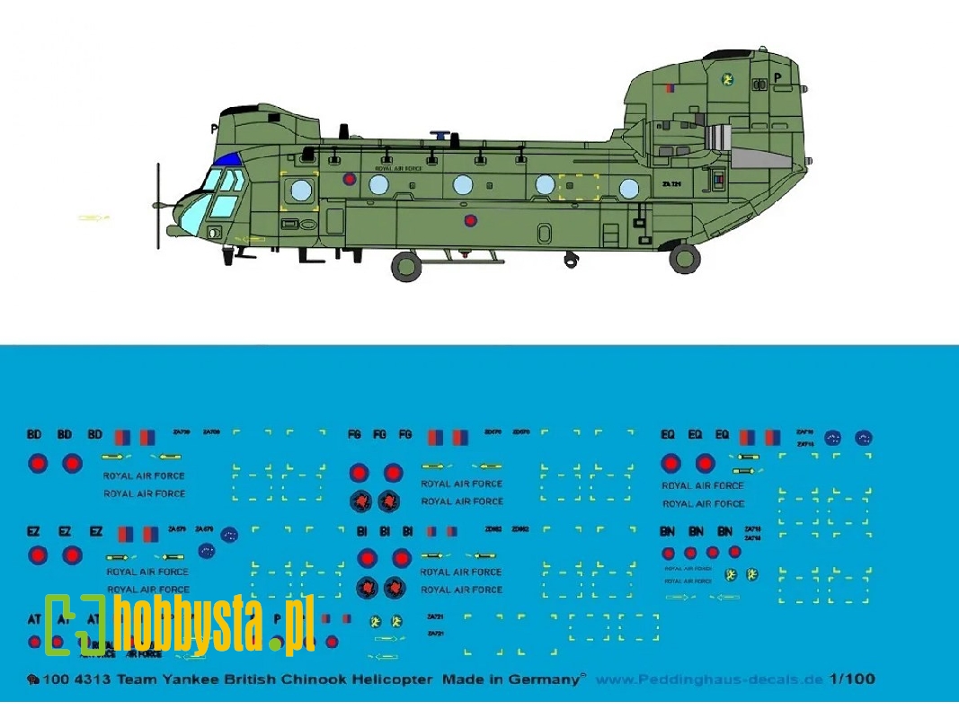 Team Yankee Britsh Chinook Helicopter - image 1