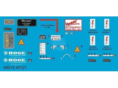 German Panzerwerk Workshop Machinery Markings & Signs Wwii - image 1