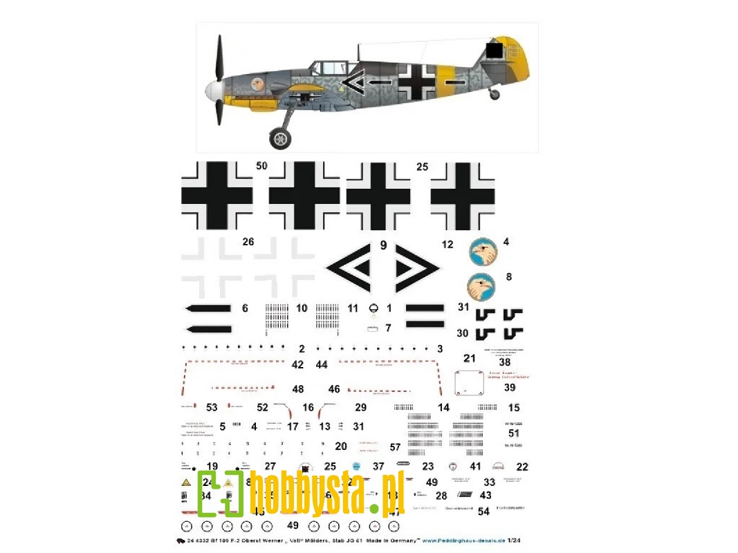 Bf 109 F2 Oberst Werner 'vati' Mölders, Stab Jg 51 - image 1