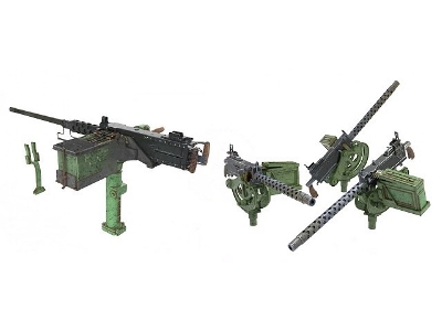 Cal 30 & Cal 50 For Tanks (4 Guns, 1x .50 Cal And 3x .30 Cals) - image 1